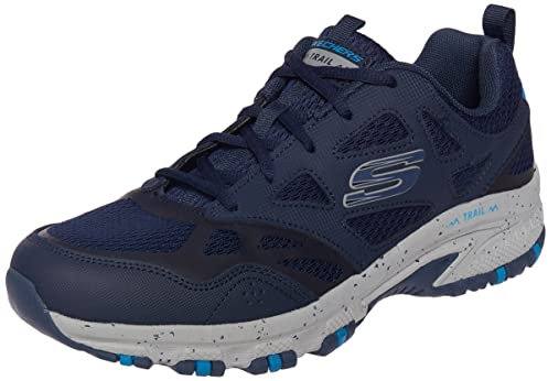 Skechers Herren Hillcrest Sneaker, Blau, 44 EU