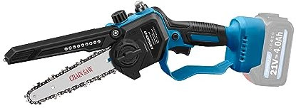 KIESBOHR Bürstenlose Kettensäge mit verbesserter Kettenschmierung, Kompatibel mit Makita 18V Akku, （ohne Akku und Ladegerät） (6 Zoll mit Ölstandsanzeiger)