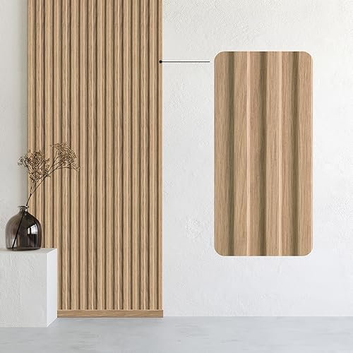 Bildershop-24 Wandpaneele & Deckenpaneele Dekowa in Eiche Natur 262 x 10,7 x 1,5 cm