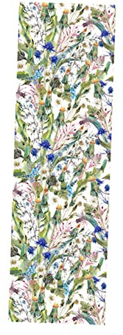 DOITOOL Blanco Floral Pintado Autoadhesivo Para Pared Pintado Extraíble Arte Floral Para Dormitorio