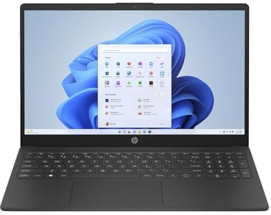 HP 15-fc0516sa 15.6 Laptop AMD Ryzen 3 7320U up to 4.1GHz | 4GB LPDDR5 5500MHz RAM | 128GB PCIe NVMe M.2 SSD | Windows 11 | Jet Black