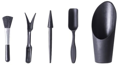 Set di attrezzi da giardinaggio per piante grasse, set di attrezzi per terrario interno, set di attrezzi per piantare manuali, attrezzi manuali da giardinaggio per interni in miniatura per la cura