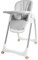 Kidsbuddy Hochstuhl Baby，Kinderhochstuhl Klappbar Baby mit Sicherheitsgurt,Tablett,Fußstütze,Liegefunktion，Einfach zu Reinigen,Babystuhl,Baby Essen Stuhl,Kinderstuhl ab 6 Monate bis 6 Jahre,Grau