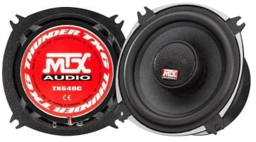 MTX TX640C Haut-parleurs coaxiaux 10cm 2 voies 70W RMS 4O chassis alu tweeter neodyme dome soie bobine TSV TIL.