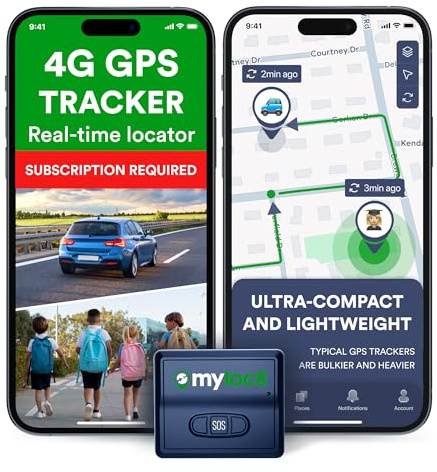 Rastreador GPS para vehículos con imán, dispositivo de ubicación en tiempo real 4G LTE con aplicación, batería de larga duración, rastreador GPS antirrobo para coche, motocicleta, scooter, bicicleta
