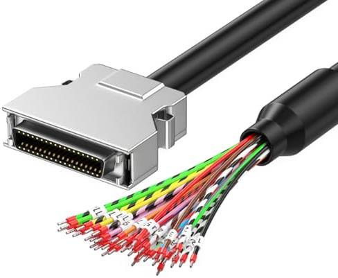 Qsvbeeqj SCSI - Cavo singolo, femmina, 28 AWG per registratori di registrazione, scanner, dischi rigidi CN14P CN20P CN26P CN36P CN50P CN68P