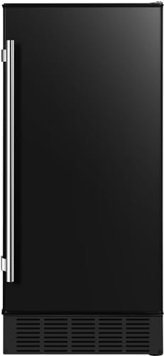 EdgeStar IB250BL 15 Inch Wide 20 Lb. Built-in Ice Maker with 25 Lbs. Daily Ice Production - No Drain Required