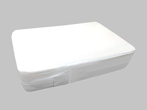 Incontinence Mattress Protector Fully Enclosed Zipped 6 Sided Protection 100% Waterproof Wipe Clean Anti Bed Bug Anti Bacterial (Double)