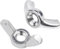 Ecrou Papillon 5 pièces M8, Leryati vis Papillon DIN315 Écrous à Ailettes en Acier Inoxydable A2 V2A, Écrous à Oreilles Metal Ecrous à Ailette Filetage Métrique