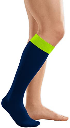 medi Rehab® one Kompressionskniestrümpfe AD zur Ödemtherapie VI lime/blue