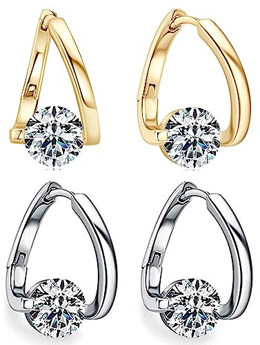 Halolux Lymphvity Germanium Earrings, 2 Pairs Lymphvity Germanium Earrings for Women(2 Colors)