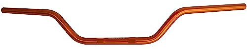 Guidon Accossato orange en aluminium pour Suzuki RM pli bas de 2002 à 2017, diamètre 22 mm, hauteur moyenne