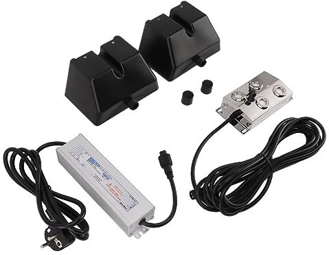 Sorandy Generador de Niebla Ultrasónica Impermeable de 4 Cabezales, Nebulizador para Hacer Niebla, Máquina de Niebla de Acero Inoxidable, Nebulizador Ultrasónico para Estanque para