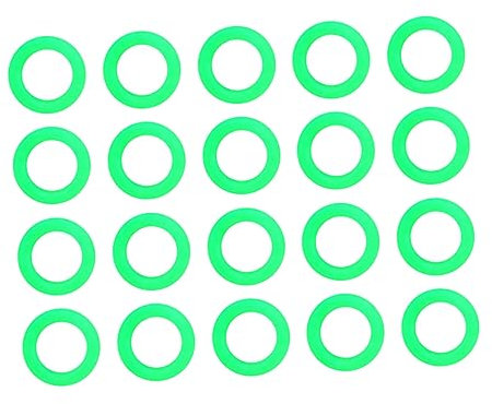 YARNOW 100stücke Teiliges Fluoreszierendes Silikon Zeltboden-heringen Zubehör Leuchtende Zeltnagel Ringe Langlebig Praktisch Sichtbar Für Camping Und Outdoor-aktivitäten