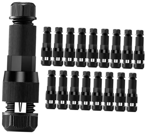 KITANDOVE Practical Landscape Lighting Cord Connectors 16pcs Low Voltage Wire Connectors No Crimping or Tools Required