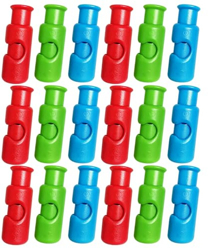 Lot de 18 pinces sachet alimentaire réutilisables cylindriques | clips fermeture sachet pratique pour snacks chips alimentaires et conservation des aliments cuisine maison