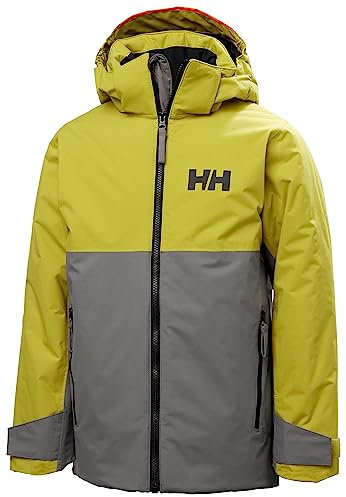 Junior Unisex Helly Hansen Jr Traverse Jacket, Beton, 16
