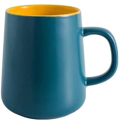 Groß Tasse,Keramik Kaffeetasse,Groß Kaffeebecher 400ml Becher Porzellan,Classic Kaffeetasse Becher mit Griff,Tee Becher Tasse Porzellan Cappuccinotasse XXL Tasse