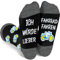 Lustige Geschenke für Fahrradfahrer Männer ICH WÜRDE LIEBER FAHRRADFAHREN Socken Geschenk für Fahrradliebhaber Socken Weihnachtsgeschenke für Männer Teenager Jungs zum Geburtstag zur Weihnachten 43-46