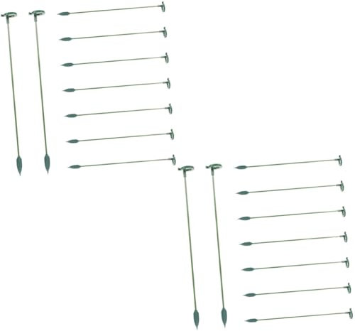 INOOMP 20stücke Pflanzenstützen Für Topfpflanzen Stabiler Einzelstamm-rankhilfe Für Zimmerpflanzen Und Gartenpflanzen Einfach Zu Bedienen Und Wiederverwendbar