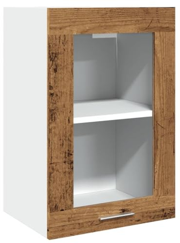 vidaXL Vitrine Suspendue Lyon Bois Ancien 40 x 31 x 60 cm Bois d'ingénierie