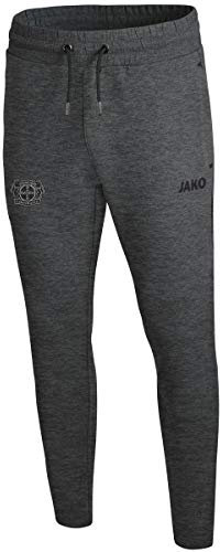 Jako Damen Bayer 04 Leverkusen Jogginghose Premium Basics, (Saison 19/20), anthrazit meliert, 38, BA8429I