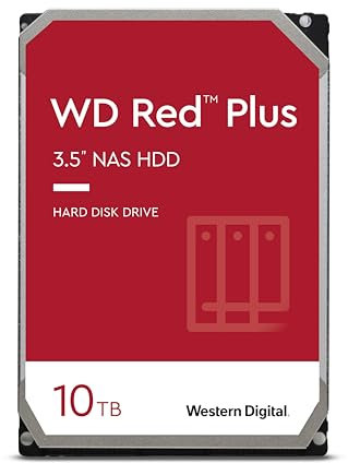 WD Red 10TB 3.5 Inch NAS Internal Hard Drive - 5400 RPM - WD101EFAX