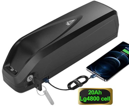 48 Volt 20Ah Ebike Akku - 48V Lithium-Ionen-Akku für 1500W 1200W 1000W Ba-fang und andere Ebike Conversion Wheel Kit Vorderradnaben Motor