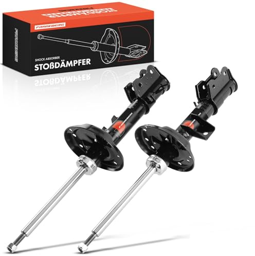 Frankberg 2x Ammortizzatori per sospensioni Ammortizzatori per telaio Anteriore sinistro destro 540mm Pressione del gas Compatibile con P.a.n.d.a Van 312 519 P.a.n.d.a 312 319 51926519,51926522