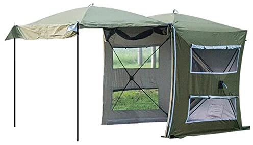 Miuxe Automatisches Pop-Up-Heckklappenzelt | Auto-Hecktür-Lukenzelt – SUV-Kofferraumzelte Mit Großem Bildschirm Und Ausziehbarer Markise, Familien-Campingzelt Mit Aufbewahrungstasche