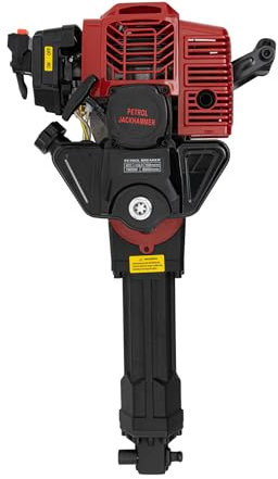 52CC 2-Stroke Petrol Demolition Hammer Single Cylinder Chisel Mortise Gasoline Impact Stemming Portable Excavator with Engine Tree Digging Machine for Demolition Work & Heavy-Duty Applications