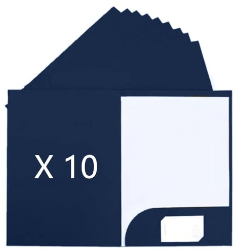 DZOZO 10 st arkivmapp dubbel infoga mapp A4 bokstäver storlek mapp kraft svart kartong mapp dokumentförvaring kontor projekt fil presentationsmapp för hemskola möte rapport kontor kontorsmaterial