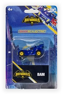 Scalextric My First Cars - G2224 Batwheels Bam Solo Car - Toy Slot Car for use with Race Tracks and Set - Small Kids Gift Ideas for Boy/Girl Ages 4+, Mini Accessories, Black