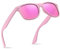 Glapeame Polarisiert-Sonnenbrille-Herren-Damen-Sonnenbrillen-Sunglasses-Men-Woman-Sonnenbrille Schwarz-UV400-Unisex-Retro-Vintage-Klassische-Polarisierte-Brille-Sportbrille，Pink-Pink