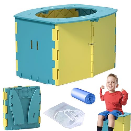 Oneroomone Orinal Portátil, Orinal Portátil Para Niños, Orinal Para Niños de Viaje, Inodoro Plegable Portátil y Wc Portátil Para Niño, Asiento Para Orinal de Bebé Para Interior y Exterior