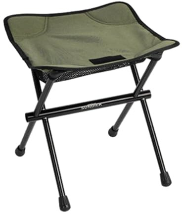 wueiooskj Klappbarer Campinghocker, Sitz für Erwachsene, Faltbarer Fußhocker für Picknick, Reisen, Strand, Grün