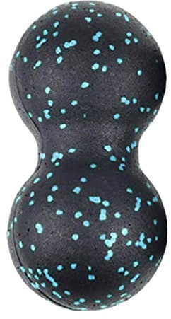 Yunmeryker Peanut Massage Ball Double Ball Massager Fascia Roller Muscle Relaxation Training Massage Self-Treatment for and Regeneration, Blue