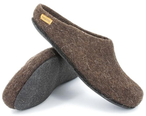 Gottstein Magicfelt filttoffel Tiroler bergsfår, - BRUN - 43 EU