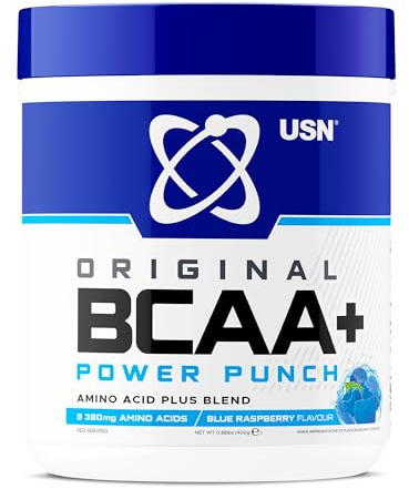 USN BCAA Power Punch (400g) Blue Raspberry - Aminosyror - BCAA