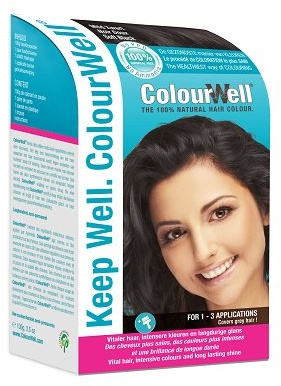 ColourWell 100% natürliche Haarfarbe Mild Schwarz