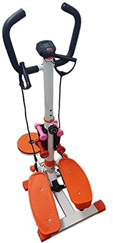 FFitness Unisex – Erwachsene Ffitnes Multifunktions-Stepper Twister Professionelles multifunktionales Heim-Fitnessgerät, Weiß, M