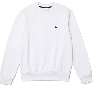 Lacoste Sweatshirt Classic Fit Homme , Blanc, XXL