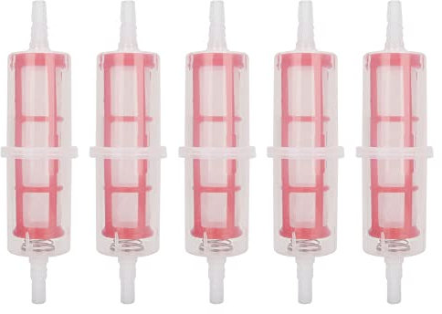 5Pcs Universal Large Inline Diesel Fuel Filter for 8mm - 10mm Pipe Hose