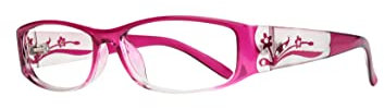 EYEBOGO Kaylee Strass Lesebrille für Damen, Damen Lesebrille, Frauen Lesebrillen (Pink, 2.50)
