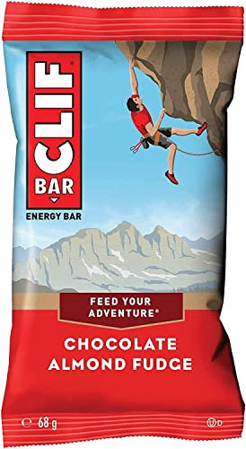 CLIF BAR | Energy Bar - Protein Bar | Chocolate Almond Fudge | Plant Based Protein | 12 x 68 g