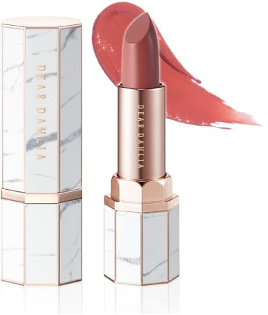 DEARDAHLIA Lip Paradise Sheer Dew Lipstick (Kate) - Silky & Dewy Glow Lipstick with a Smooth and Hydrating Texture, and Buildable High-Pigment Color. Vegan Korean Lip Makeup