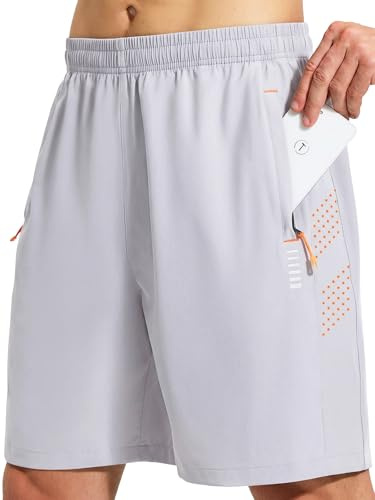 Cimic Herrshorts med ficka, andningsbara snabbtorkande löparkläder för män, gym, fitness, tennis