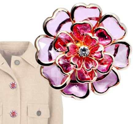för skjortknappar, vintage metall med blomform för sömnad och kläder för att täcka över blusknappar - för, kvinnor, mödrar, döttrar och flickvänner