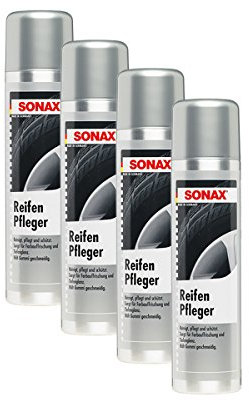 SONAX 4X 04353000 ReifenPfleger Reifen Reinigung Schaum Pflege 400ml