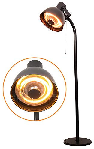 Chauffage de terrasse MaxxGarden - Sur pied - Design rétro - 2000 W - Chauffage radiant sur pied